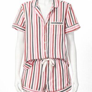 Victoria’s Secret Pajama Set Size Small Red Pink Green